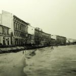 Messina - tratto finale della Palazzata tra il Torrente Boccetta e Piazza Vittoria nel 1870